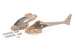 EFLH1260 Complete body set with decals, guns and missiles